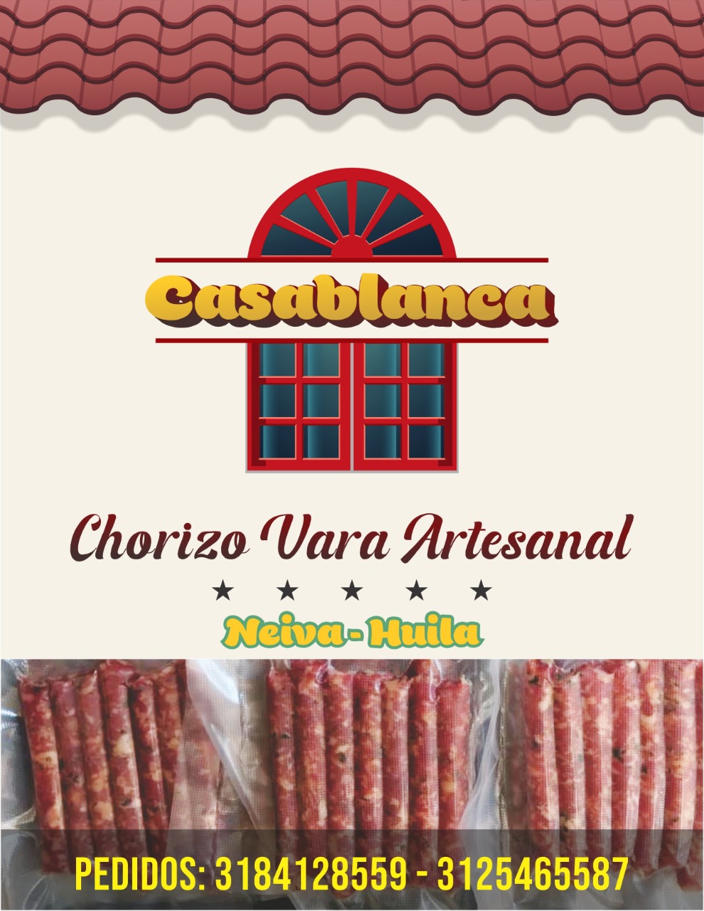 Llega a Neiva el chorizo vara artesanal.