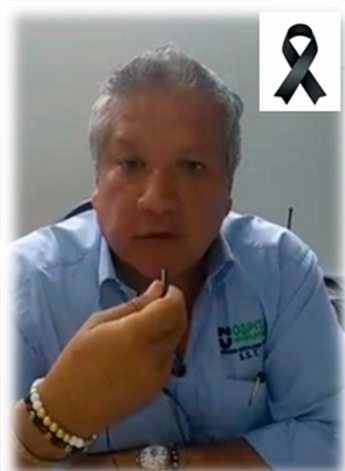 Fallece de Covid 19 el médico del Hospital de Neiva, Óscar Moreno.
