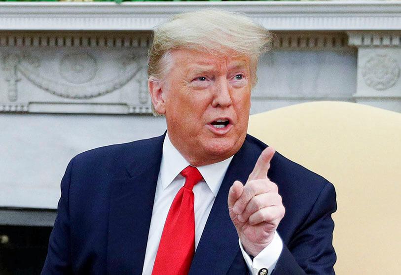 Hackean sitio web de Donald Trump con estafa de criptomonedas.