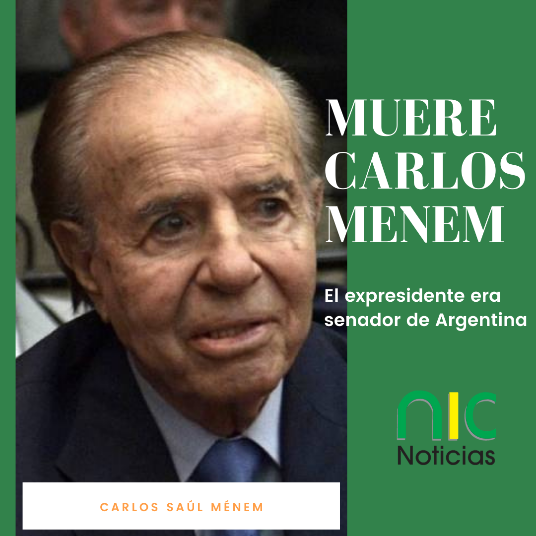 Fallece el expresidente de Argentina Carlos Menem