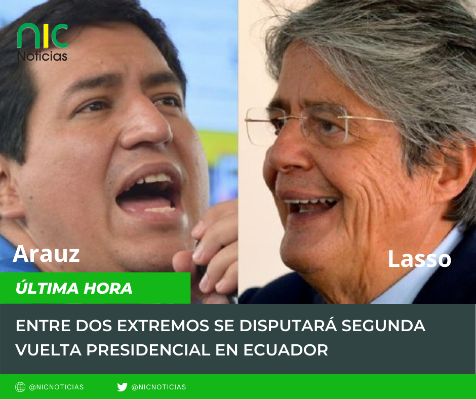 La segunda vuelta en Ecuador: Arauz y Lasso?
