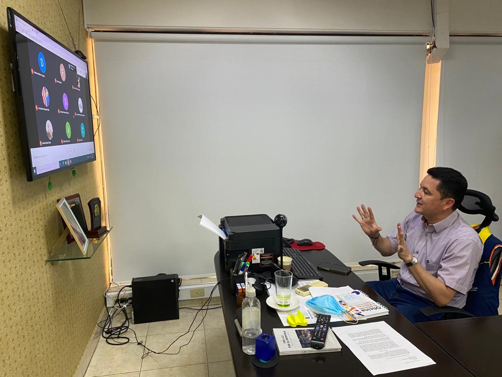 Gobernación instruye virtualmente a los alcaldes del Huila.